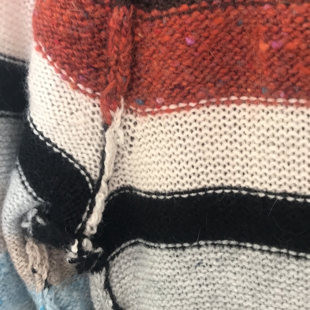 Free People Aztec Tribal Boho Festival sweater duster cardigan - Picture 15 of 15